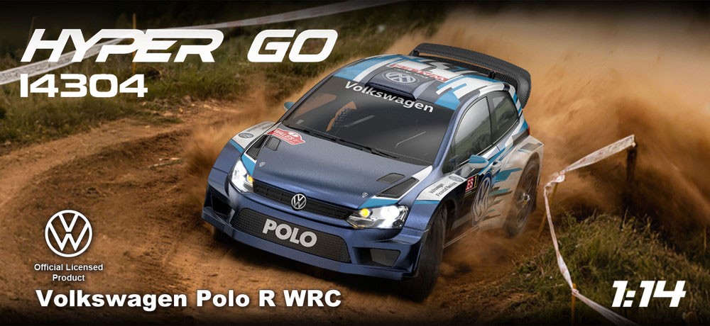 Amewi Hyper Go Volkswagen Polo R WRC 1:14